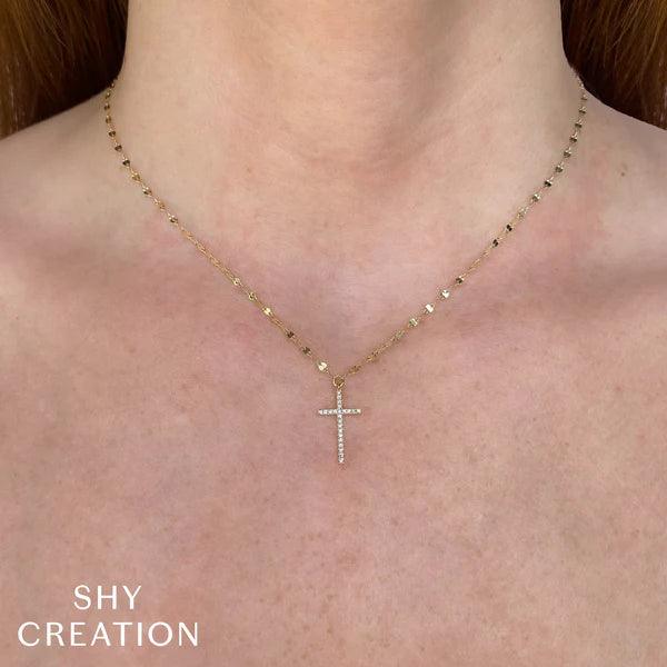 Diamond Cross Necklace