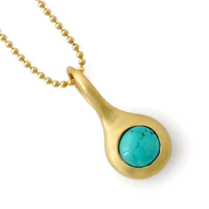 Sun Drops Turquoise Pendant