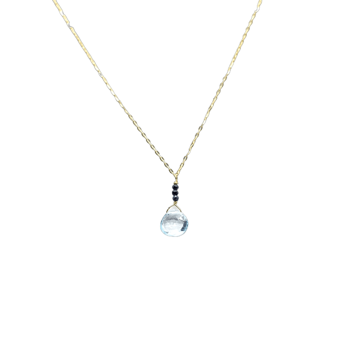 Aquamarine Sapphire Necklace