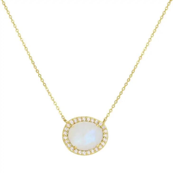 Azizi - Moonstone Necklace