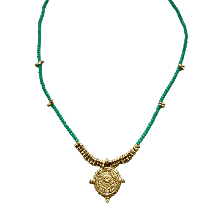 Beaded Amulet Necklace