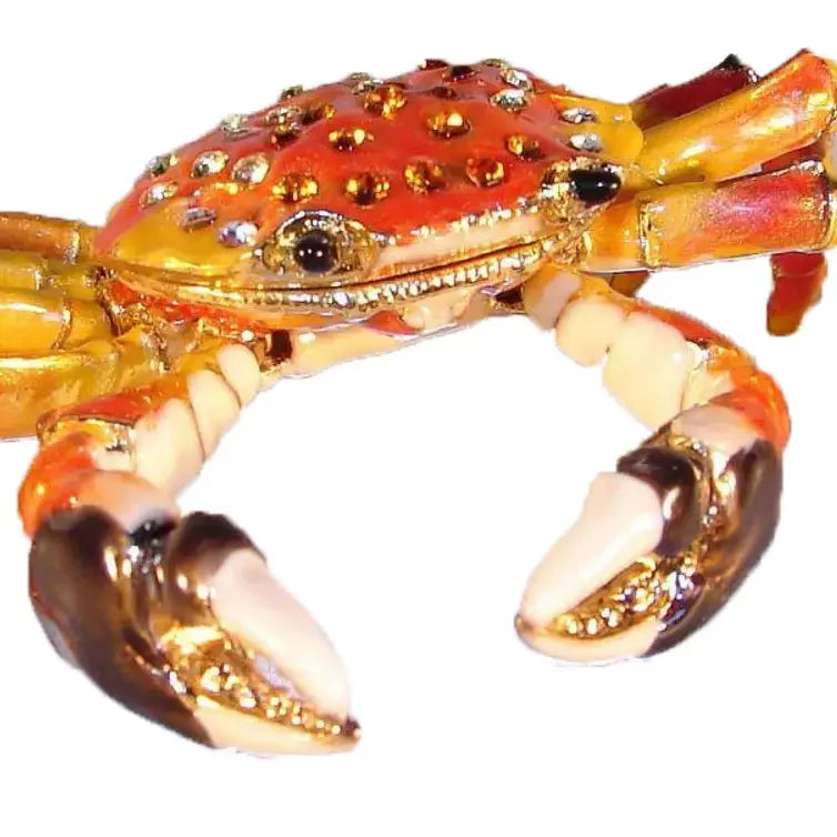 Orange Crab Jewelry Box