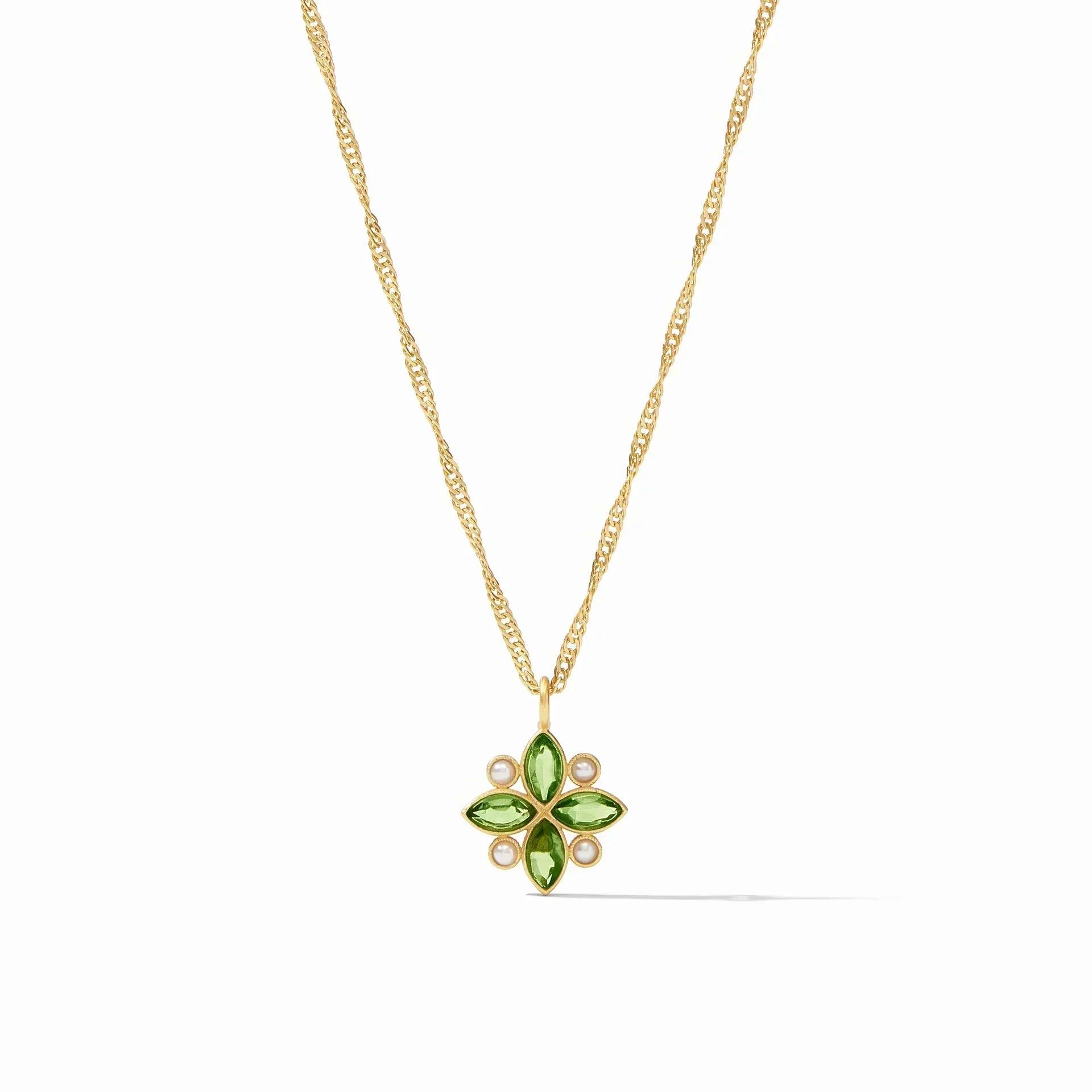 Charlotte Delicate Necklace- Jade Green