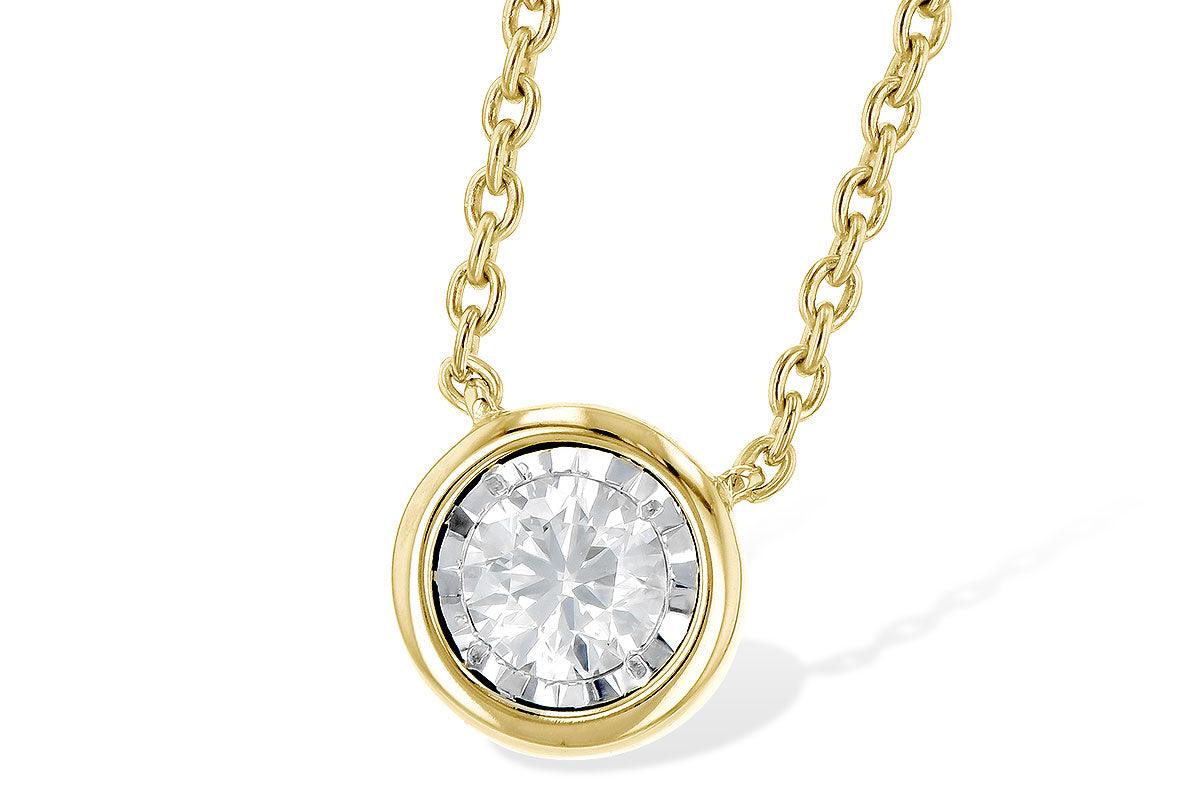 Classic Diamond Pendant Necklace