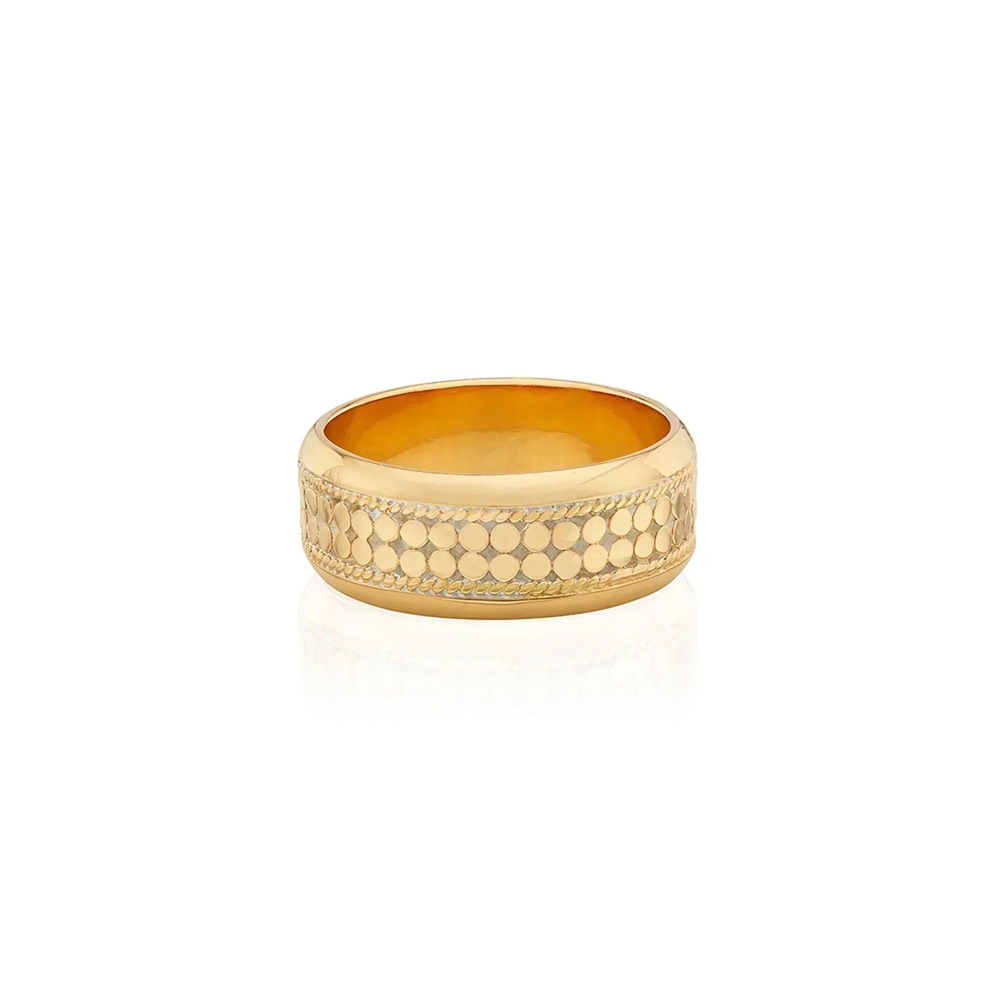 Classic Stacking Band Ring- Gold