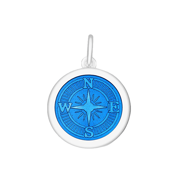 Compass Rose Pendant-Blue