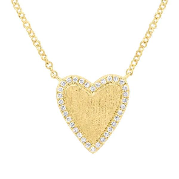 Diamond Heart Necklace - Water Street Jewelers
