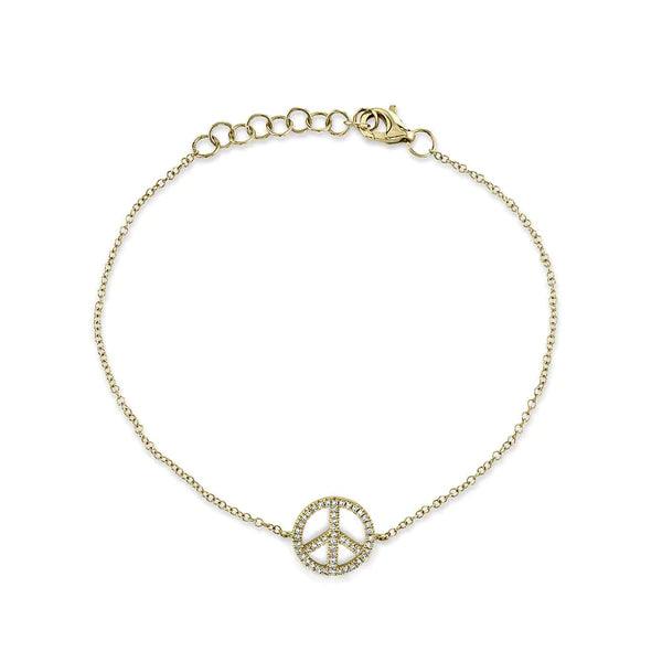 Diamond Peace Bracelet