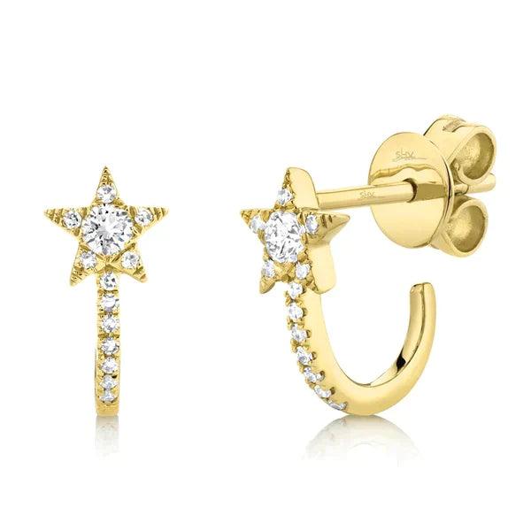 Diamond Star Earring - Water Street Jewelers