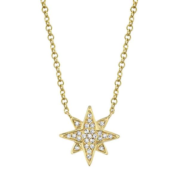 Diamond Star Necklace - Water Street Jewelers