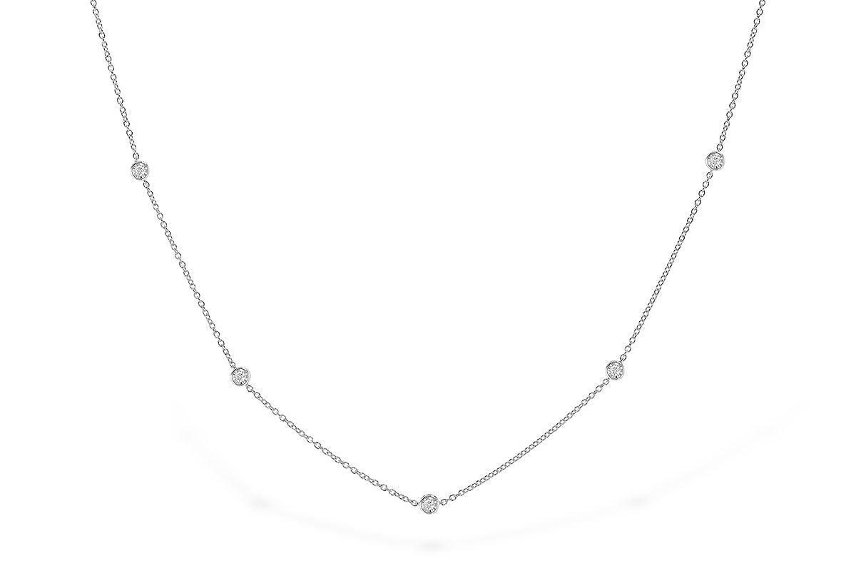 Diamond White Gold 18" Chain Necklace - Water Street Jewelers