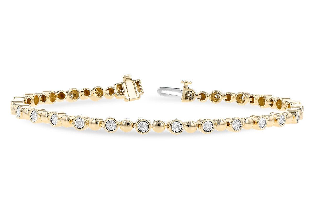 Diamond Yellow Gold Bracelet