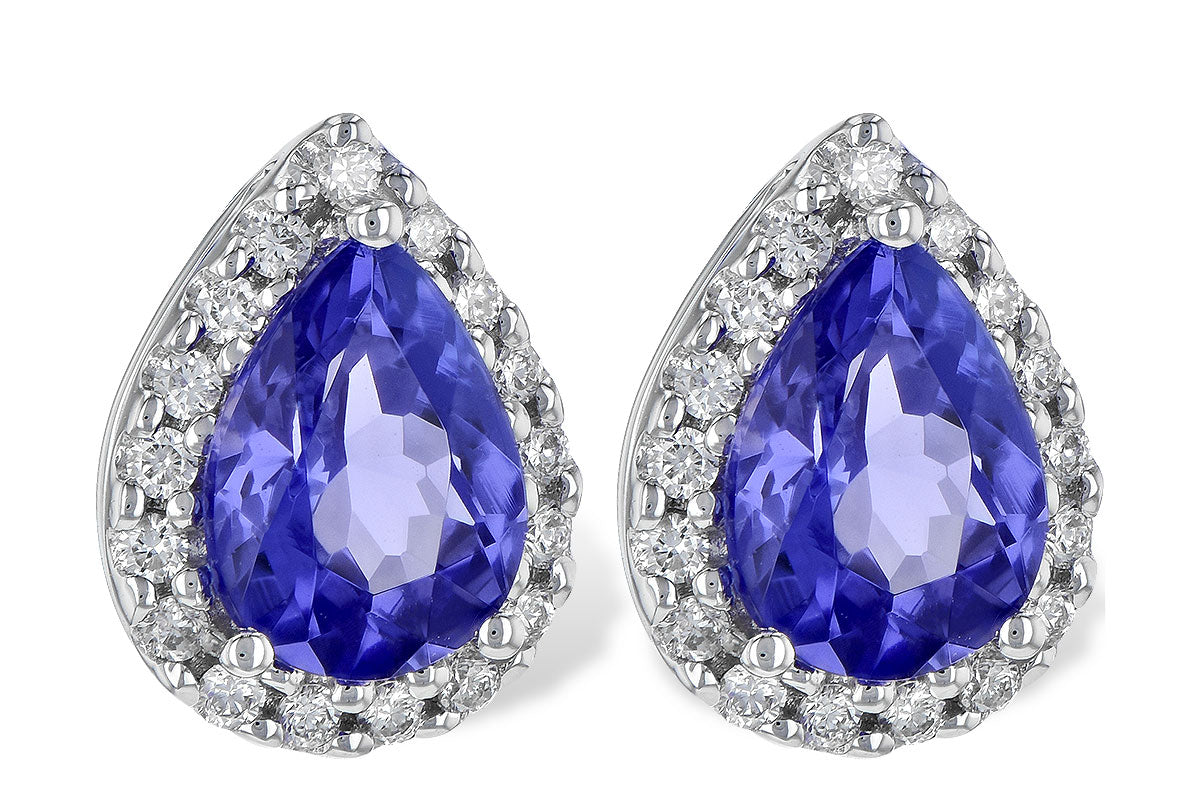 Tanzanite Diamond Earrings