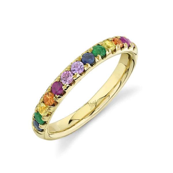 Multi Color Stone Ring