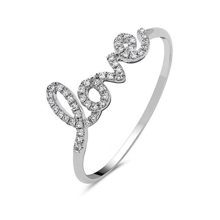 Petite Diamond Love Ring