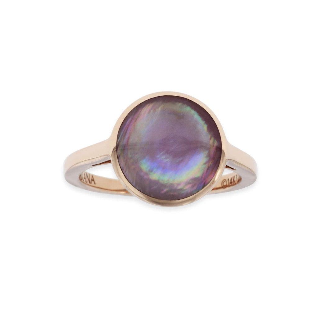 Pink Mother of Pearl Ring