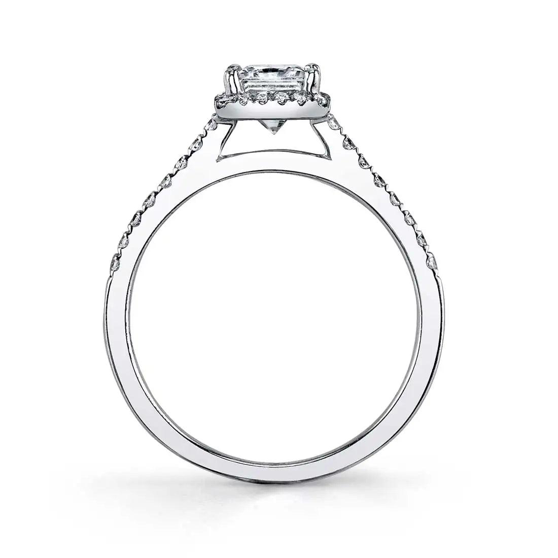 Chantelle Round  Classic Halo Engagement Ring