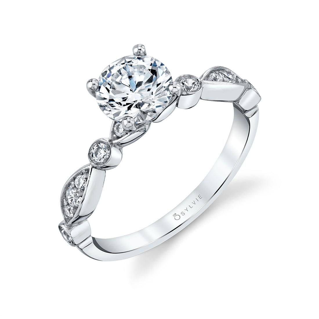 18K Maya Unique Engagement Ring
