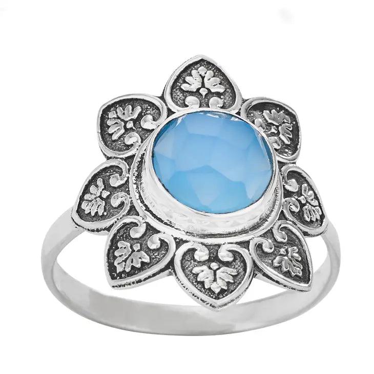 Sterling Chalcedony Ring - Water Street Jewelers