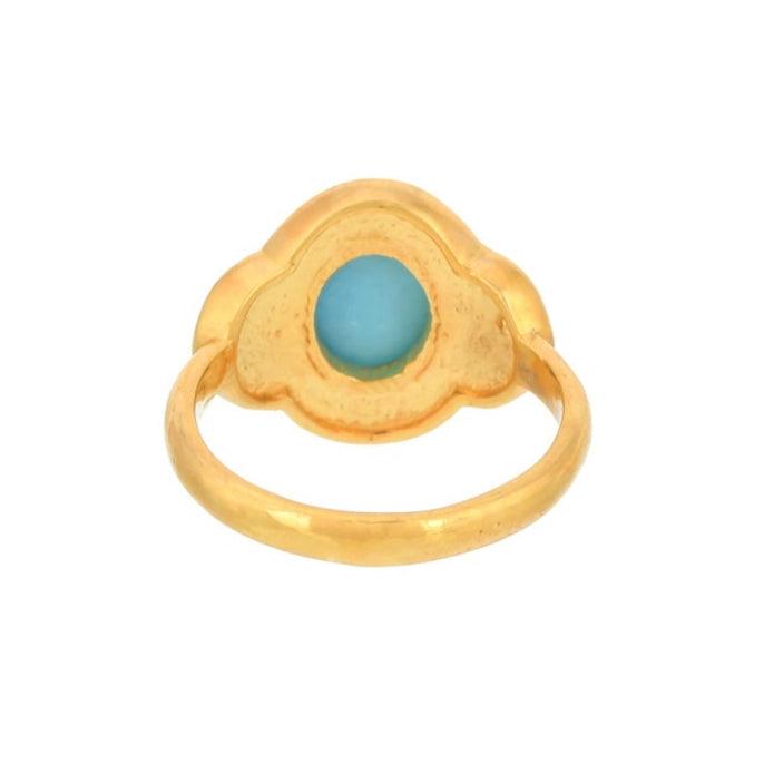 Turquoise Byzantine Ring